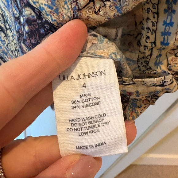 Ulla Johnson Olina Printed Midi Skirt size 4 - Picture 11 of 11